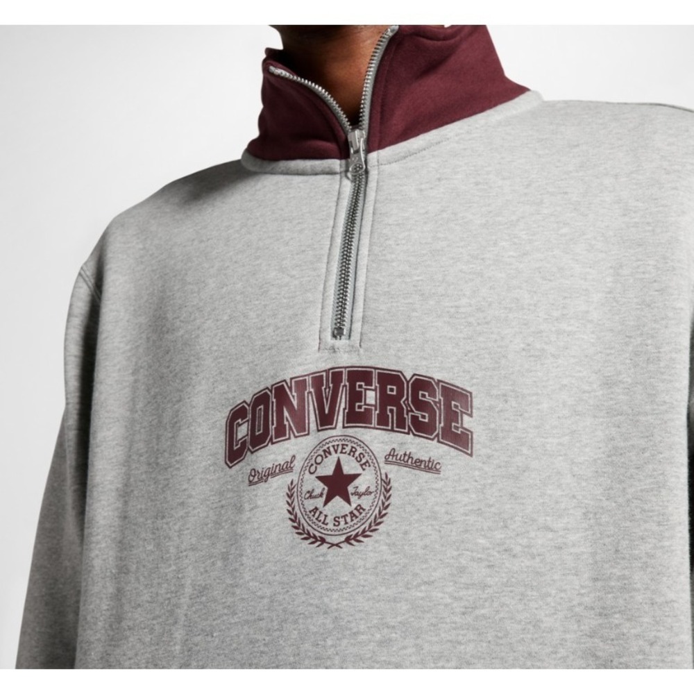 Converse Retro Chuck Graphic Quarter Zip BB Medium